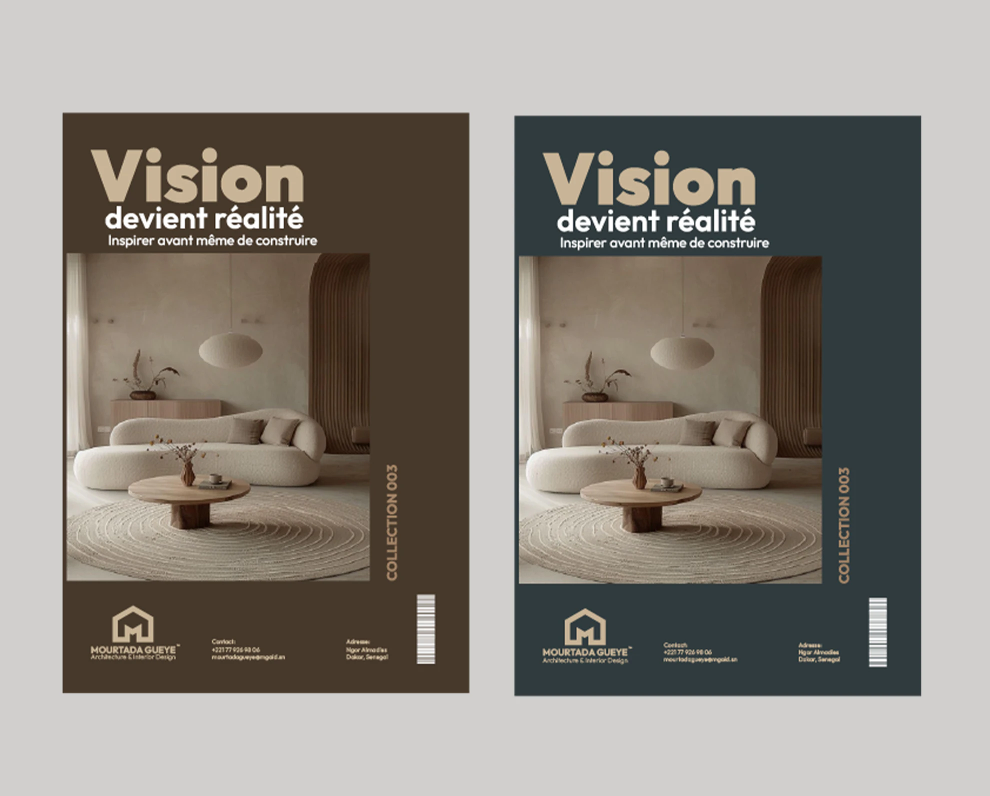 MG Architecture - Affiche 2, affichage urbain Dakar