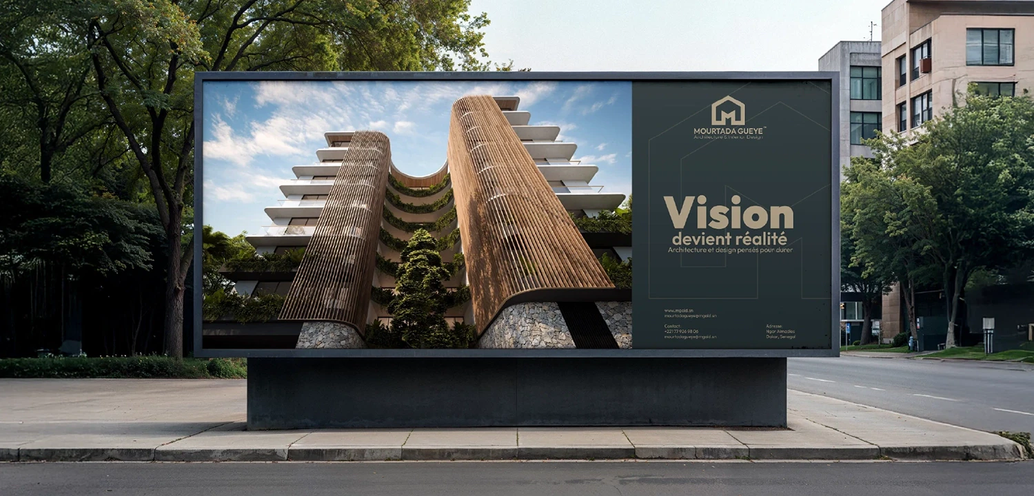 MG Architecture - Affiche 3, direction artistique