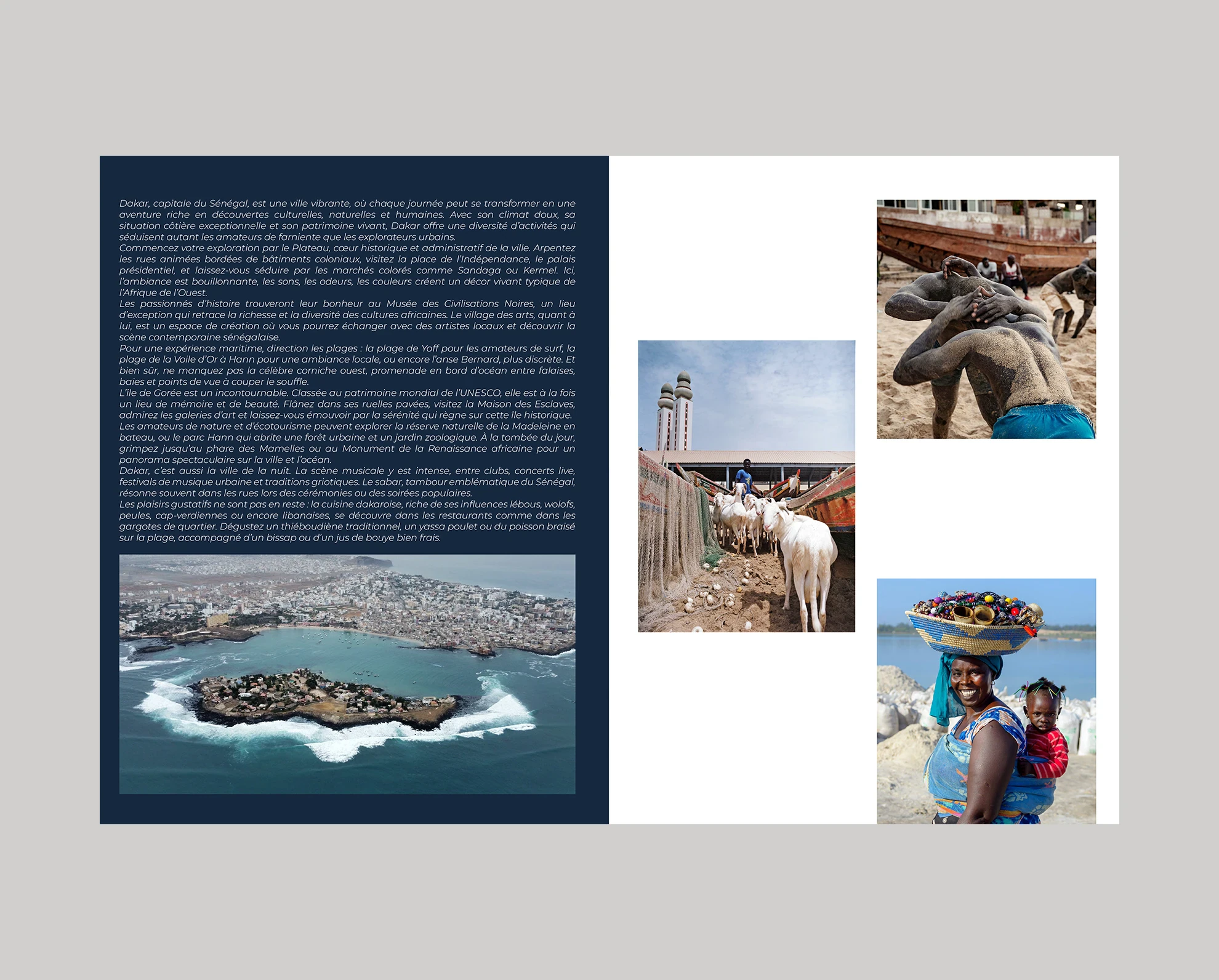 Ville de Dakar - brochure institutionnelle, verso